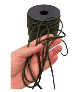 Çanta Aksesuar 3 Mm Haki Yeşil Renk Suni Deri İp 2 metre