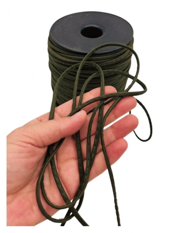 Çanta Aksesuar 3 Mm Haki Yeşil Renk Suni Deri İp 2 metre