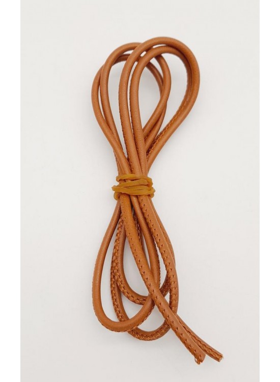 Çanta Aksesuar 3 Mm Taba Renk Suni Deri İp 1 metre