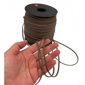 Çanta Aksesuar 3 Mm Vizon Renk Suni Deri İp 2 metre