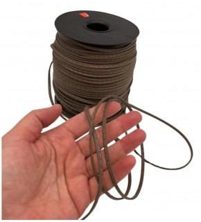 Çanta Aksesuar 3 Mm Vizon Renk Suni Deri İp 2 metre