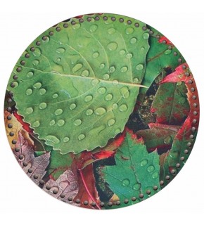 Çanta Aksesuar 30 Cm Çapında Resimli Ahşap Tepsi Tabanı No7