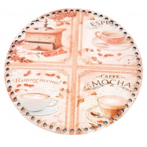 Çanta Aksesuar 30 Cm Çapında Resimli Ahşap Tepsi Tabanı Yeni Ny3