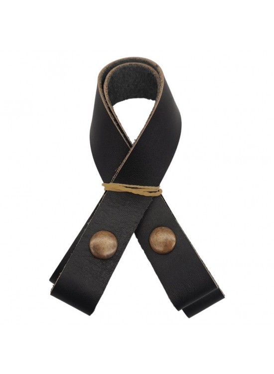 Çanta Aksesuar 30 cm Gerçek Deri Siyah Renk Çıtçıtlı Sap Antik Metalli Çanta Aksesuar 30 cm Gerçek Deri Siyah Renk Çıtçıtlı Sap Antik Metalli