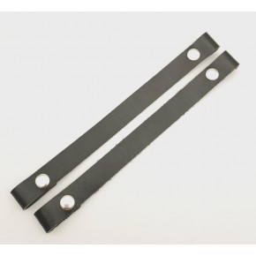 Çanta Aksesuar 30 cm Gerçek Deri Siyah Renk Çıtçıtlı Sap Gümüş Metalli