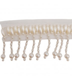 Çanta Aksesuar 30 cm İncili Şerit Süs