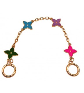 Çanta Aksesuar 32 Cm  Renkli Çiçekli  Çanta Sapı, Çanta Zinciri