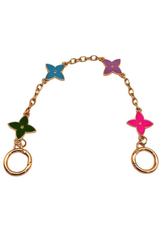 Çanta Aksesuar 32 Cm  Renkli Çiçekli  Çanta Sapı, Çanta Zinciri