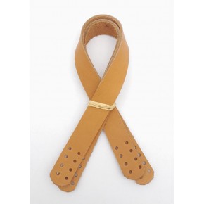 Çanta Aksesuar 35X2 Cm Gerçek Deri Çift Sap Açık Taba Renk