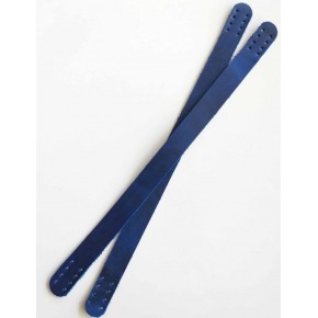 Çanta Aksesuar 35X2 Cm Gerçek Deri Çift Sap Cazy Oil Saks Mavi