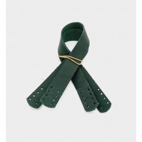 Çanta Aksesuar 35X2 Cm Gerçek Deri Çift Sap Cazy Oil Yeşil