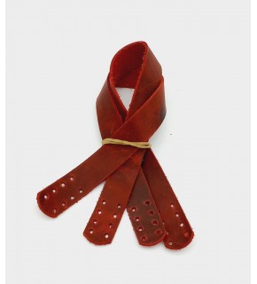 Çanta Aksesuar 35X2 Cm Gerçek Deri Çift Sap Crazy Oil Kırmızı