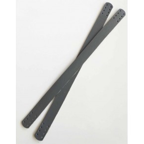 Çanta Aksesuar 35X2 Cm Gerçek Deri Çift Sap Gri