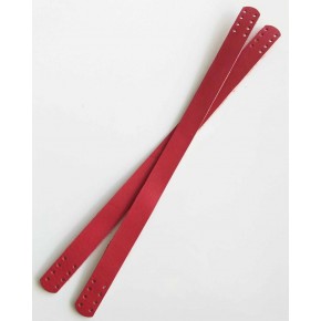 Çanta Aksesuar 35X2 Cm Gerçek Deri Çift Sap Kırmızı