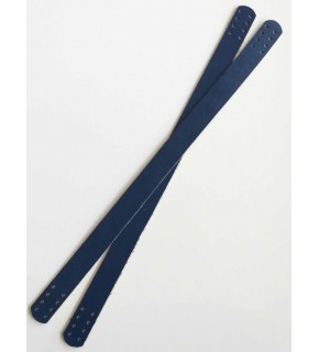 Çanta Aksesuar 35X2 Cm Gerçek Deri Çift Sap Lacivert