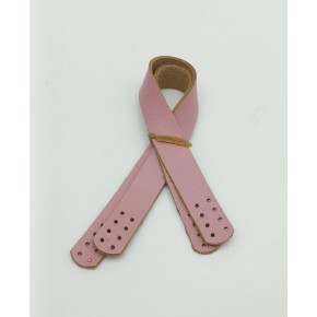 Çanta Aksesuar 35X2 Cm Gerçek Deri Çift Sap Lila