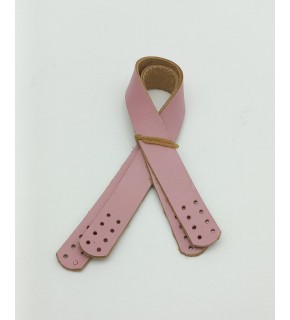 Çanta Aksesuar 35X2 Cm Gerçek Deri Çift Sap Lila