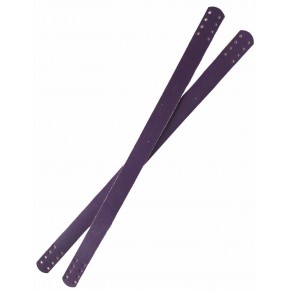 Çanta Aksesuar 35X2 Cm Gerçek Deri Çift Sap Mor