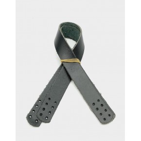 Çanta Aksesuar 35X2 Cm Gerçek Deri Çift Sap Siyah