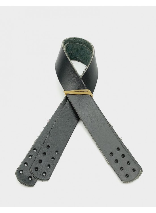 Çanta Aksesuar 35X2 Cm Gerçek Deri Çift Sap Siyah