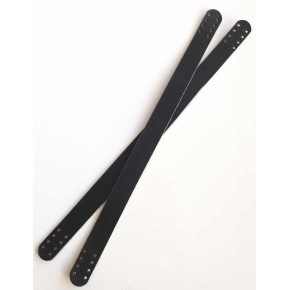 Çanta Aksesuar 35X2 Cm Gerçek Deri Çift Sap Siyah