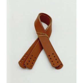 Çanta Aksesuar 35X2 Cm Gerçek Deri Çift Sap Taba Renk