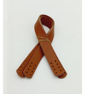 Çanta Aksesuar 35X2 Cm Gerçek Deri Çift Sap Taba Renk