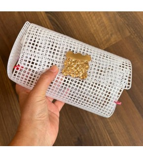 Çanta Aksesuar 36x40 Cm Plastik Kanvas Mıknatıslı Kilitli