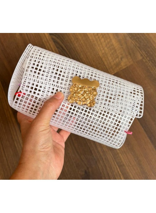 Çanta Aksesuar 36x40 Cm Plastik Kanvas Mıknatıslı Kilitli