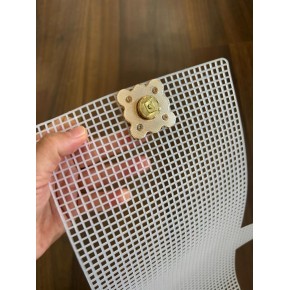 Çanta Aksesuar 36x40 Cm Plastik Kanvas Mıknatıslı Kilitli