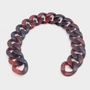 Çanta Aksesuar 37 cm Akrilik Bordo Renk Çanta Zinciri