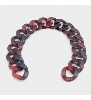 Çanta Aksesuar 37 cm Akrilik Bordo Renk Çanta Zinciri