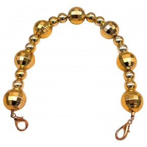 Çanta Aksesuar 38 cm Disco Gold  Çanta Sapı Light Gold Metalli