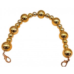 Çanta Aksesuar 38 cm Gold  Çanta Sapı Light Gold Metalli