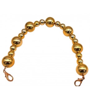 Çanta Aksesuar 38 cm Gold  Çanta Sapı Light Gold Metalli