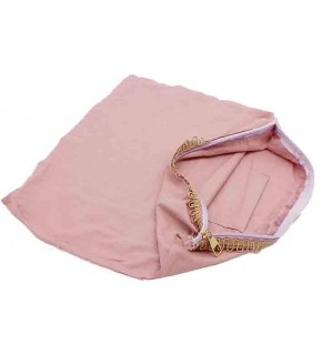 Çanta Aksesuar 38X38 Cm Dikilmiş Fermuarlı Astar Açık Gül Kurusu