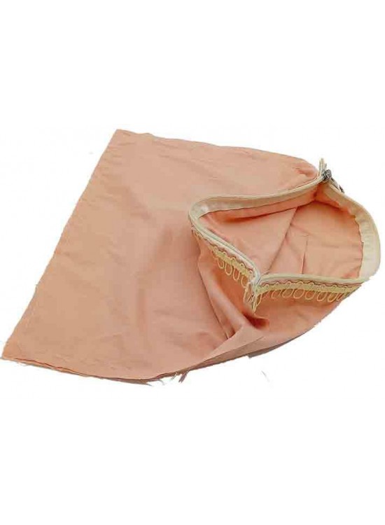 Çanta Aksesuar 38X38 Cm Dikilmiş Fermuarlı Astar Pudra Çanta Aksesuar 38X38 Cm Dikilmiş Fermuarlı Astar Pudra