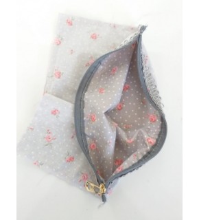 Çanta Aksesuar 38X38 Cm, Dikilmiş Halde, Fermuarlı Astar Çiçekli