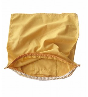 Çanta Aksesuar 38X38 Cm Dikilmiş Halde Fermuarlı Astar Hardal Sarı