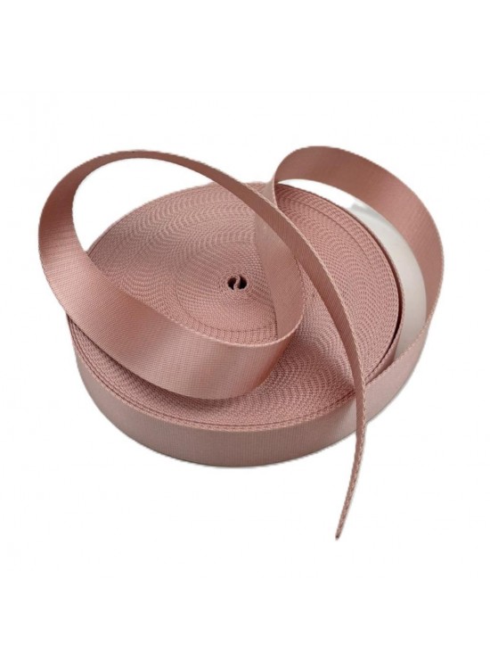 Çanta Aksesuar 3Cm Polyester Kolon 1 Metre Pudra