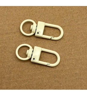 Çanta Aksesuar 3x1 Cm Krem İkili Kanca