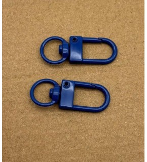 Çanta Aksesuar 3x1 Cm Mavi İkili Kanca