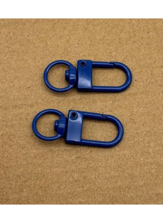 Çanta Aksesuar 3x1 Cm Mavi İkili Kanca