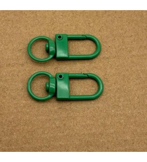 Çanta Aksesuar 3x1 Cm Yeşil İkili Kanca