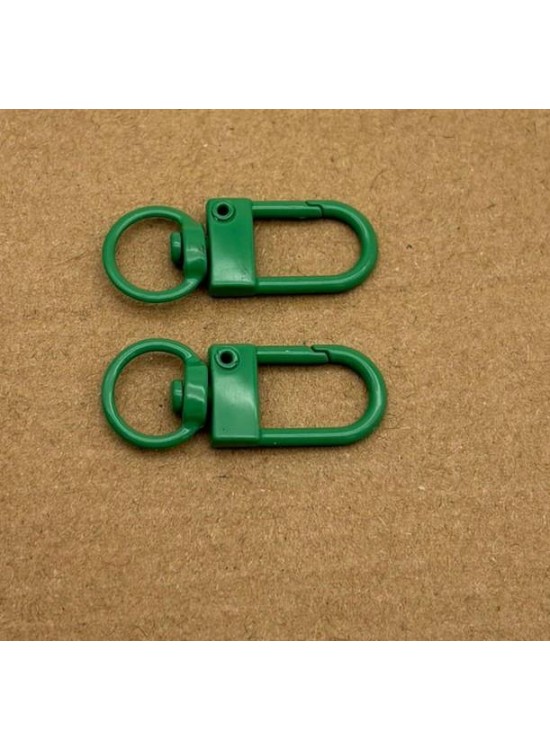 Çanta Aksesuar 3x1 Cm Yeşil İkili Kanca