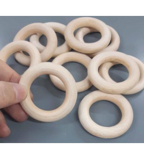 Çanta Aksesuar 4.5 Cm Ahşap Halka