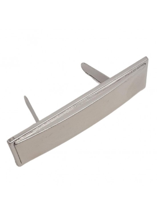 Çanta Aksesuar 4.8x1.4 cm Metal Etiket Plaka Süs Gümüş Renk 1 Adet Çanta Aksesuar 4.8x1.4 cm Metal Etiket Plaka Süs Gümüş Renk 1 Adet