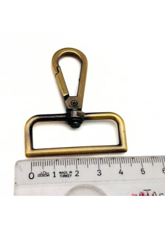 Çanta Aksesuar 4 cm Antik Kanca, Papağan