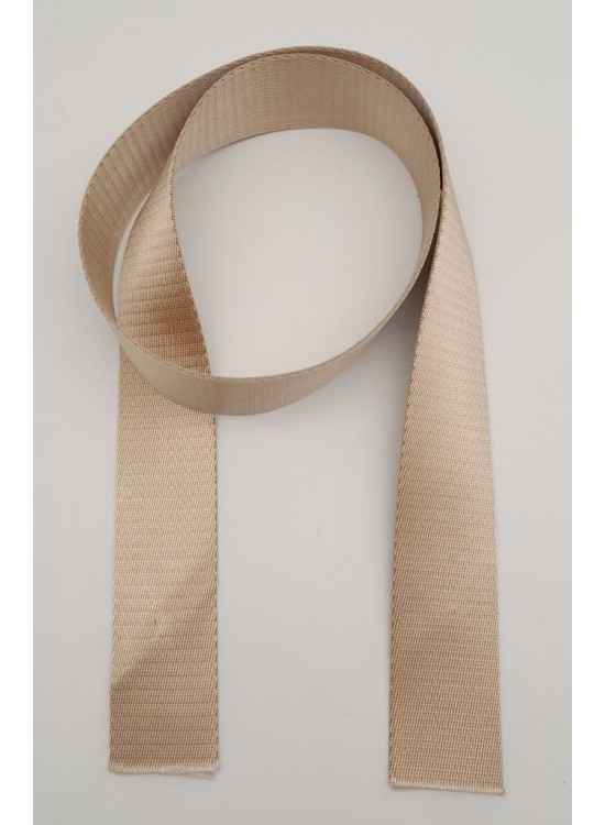 Çanta Aksesuar 4 Cm Bej Renk Polyester Kolon 1 Metre