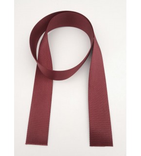 Çanta Aksesuar 4 Cm Bordo Renk Polyester Kolon 1 Metre